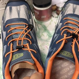 Keen Vibrant Blue and Orange Footwear